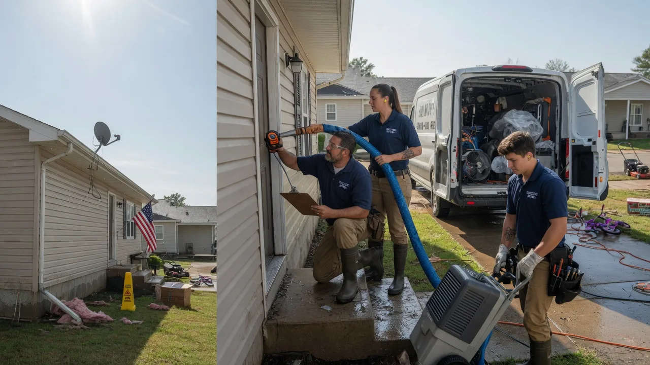 Ceiling Water Damage Restoration in Kents Store, VA near me